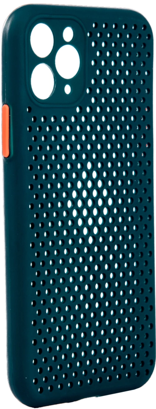 TechWave C thru case for iPhone 11 Pro green / orange