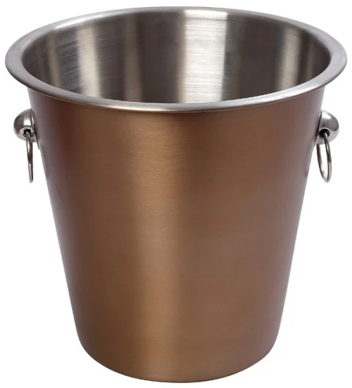 Παγοθήκη ανοξείδωτη χάλκινο ματ 12x12x12 εκ