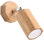 Sollux Φωτιστικό τοίχου Zake 1,ξύλο,1xGU10/40w