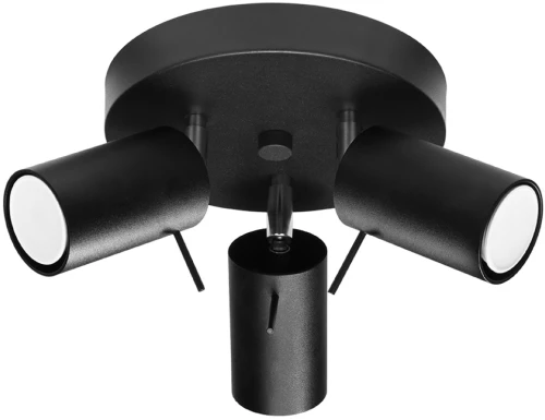 Sollux Φωτιστικό οροφής Ring 3,ατσάλι,3xGU10/40w