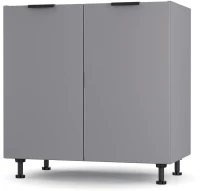Craft Ντουλάπι Νεροχύτη Γραφίτη 80x48x82cm