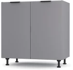 Craft Ντουλάπι Νεροχύτη Γραφίτη 80x48x82cm