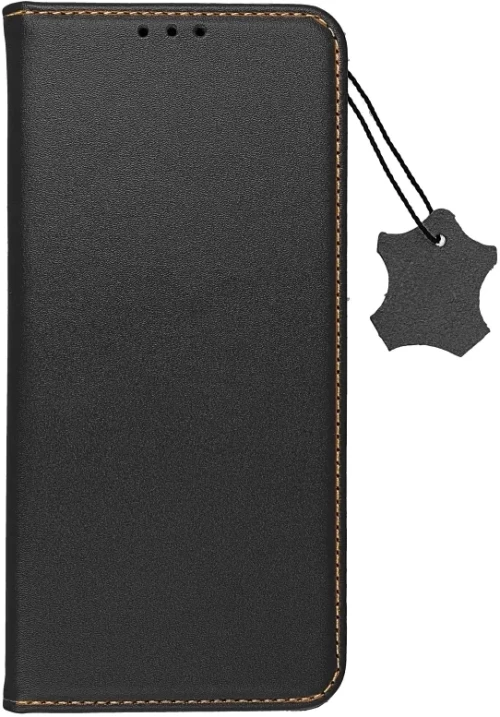 TechWave Pure Leather case for iPhone 15 black