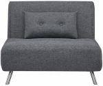 Nextdeco πολυθρόνα-κρεβάτι Berlin σκούρο γκρι Υ92x100x91εκ.  τμχ.