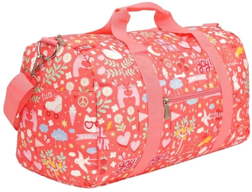 A little lovely company: Μικρό Weekend bag 46x25εκ - Fun