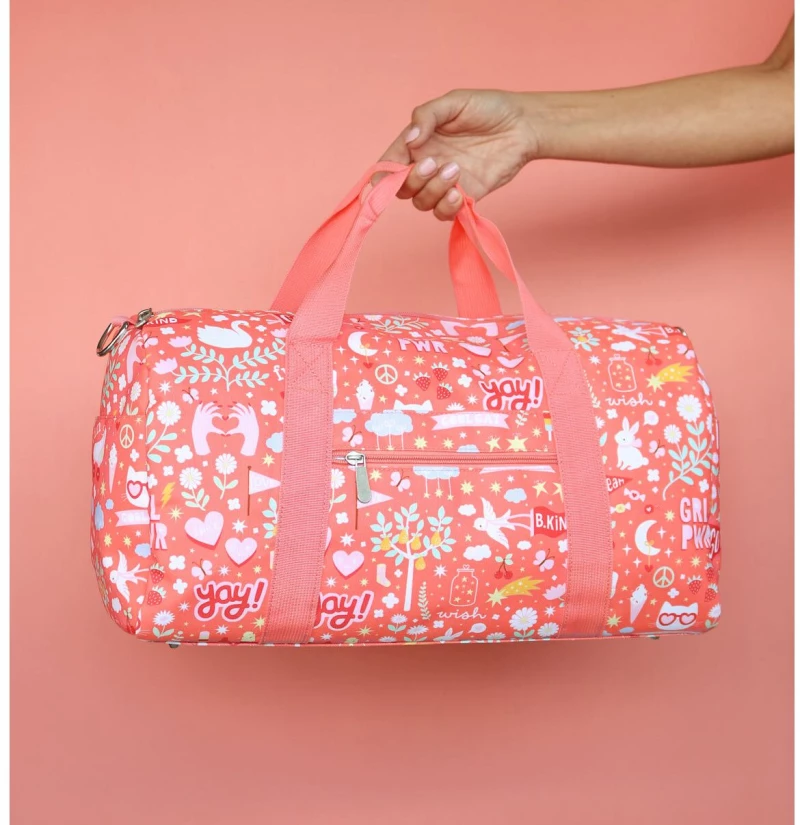 A little lovely company: Μικρό Weekend bag 46x25εκ - Fun