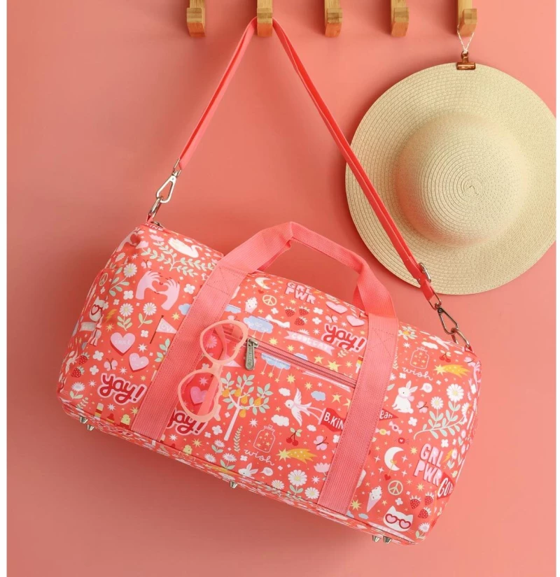 A little lovely company: Μικρό Weekend bag 46x25εκ - Fun