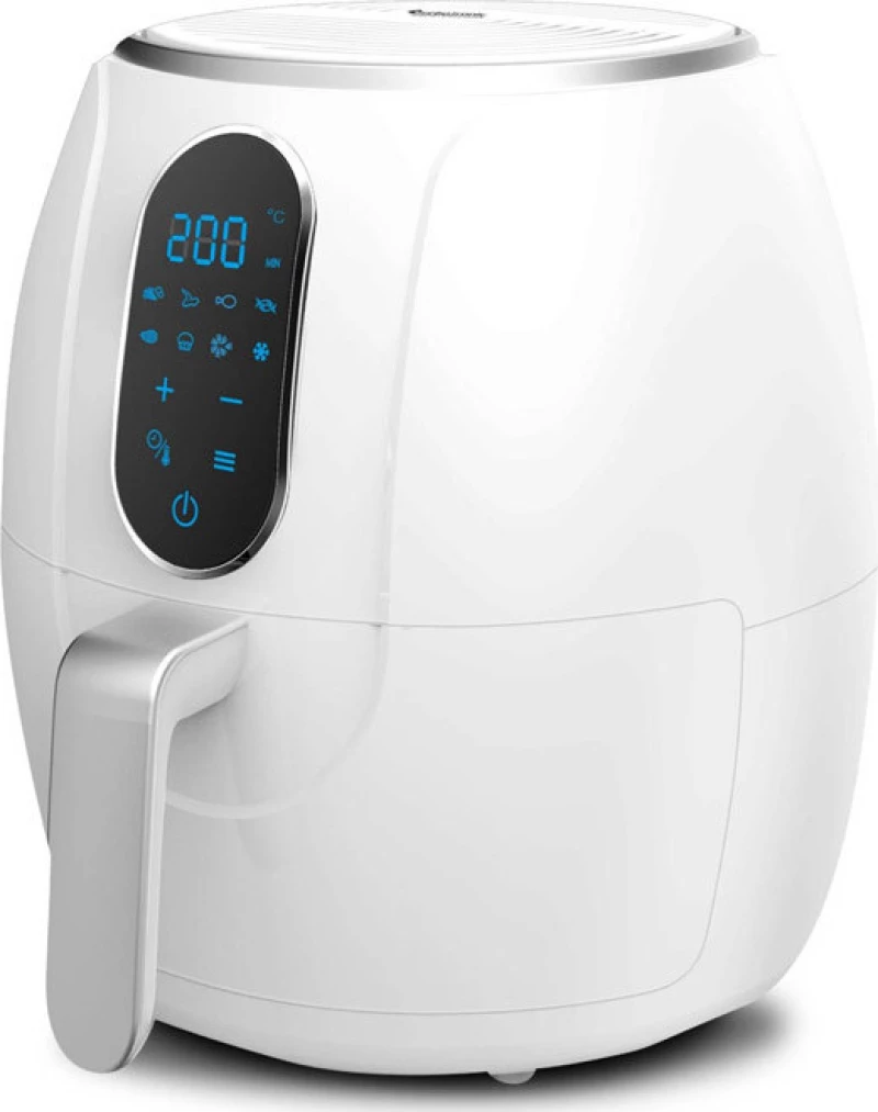 Eurospin Φριτέζα Αέρος με Αποσπώμενο Κάδο 4lt Λευκή 1500W