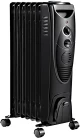 RAF R0929 Καλοριφέρ Λαδιού 9 Φέτες με Αερόθερμο  2000W Μαυρο Χρώμα