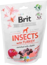 BRIT Crunchy Snack Insects with Turkey - dog treat - 200g