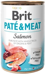 BRIT Pat & Meat with Salmon - wet dog food - 400g