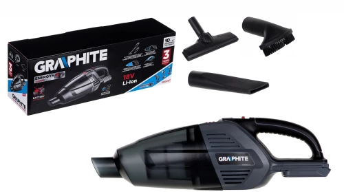 Handheld and upright hoover Graphite 18V without battery