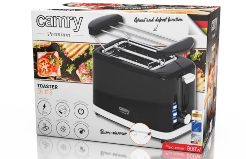 Camry CR 3218 black toaster