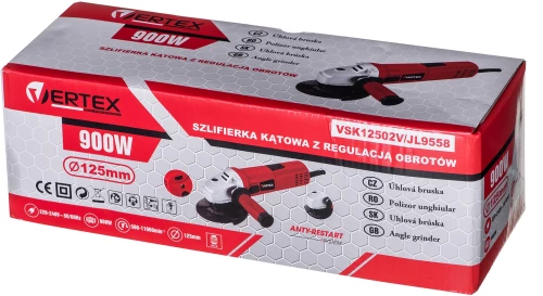 ANGLE GRINDER VERTEX VSK12502V 900W