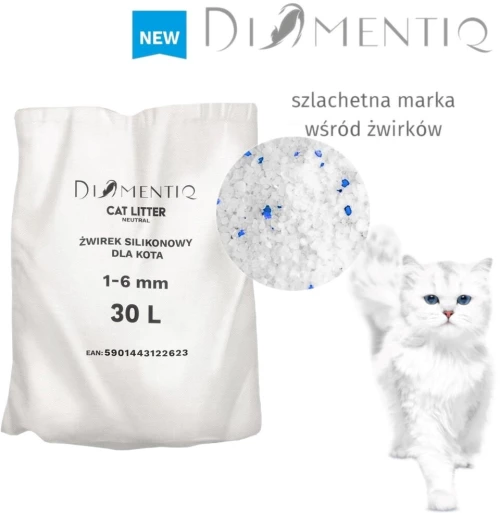 DIAMENTIQ Neutral - Cat litter - 30 l