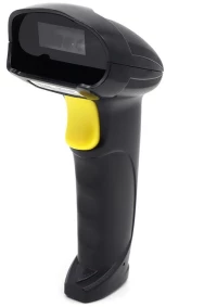 Qoltec 1D Laser Barcode Reader | 2D | black
