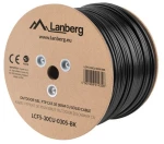 Lanberg LCF5-30CU-0305-BK networking cable Black 305 m Cat.5e F/UTP (FTP) outdoor