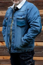 DENIM insulated denim jacket, size M