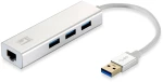 LevelOne Adapter USB3.0 - GBit-LAN + USB3.0 Hub