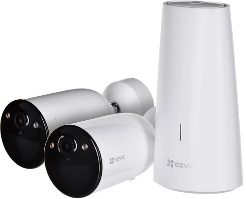 Kit de c mara con bater a EZVIZ SMART HOME 2x HB3 camera + base station W2HS (CS-HB3-B2)