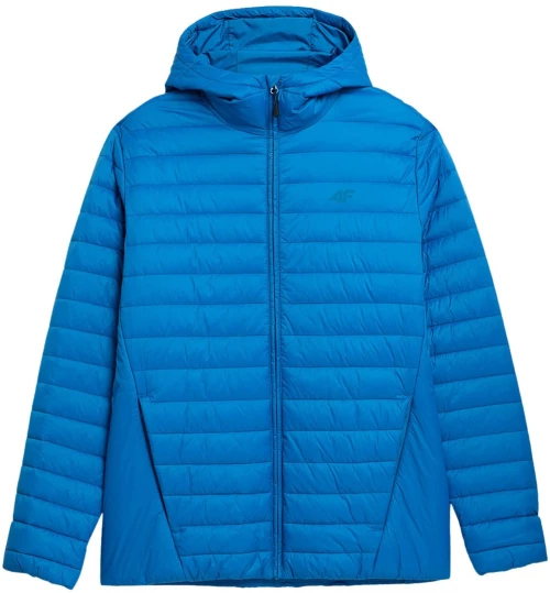 Men's down jacket 4F blue 4FSS23TDJAM085 33S