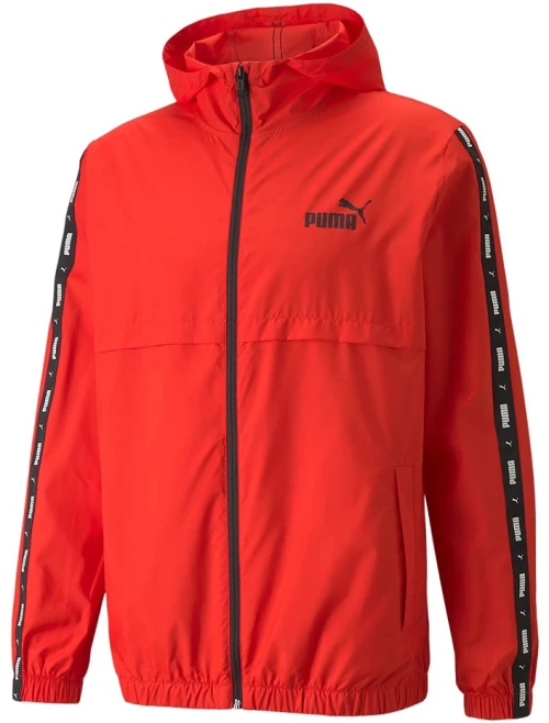 Puma ESS+TAPE Windbreaker Men's Jacket Red 847477 11