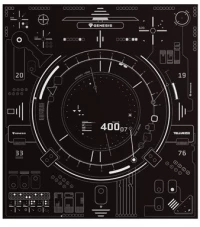 Genesis Tellur 400 Square Hud Floor Mat | Black