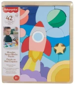 Wooden Puzzle 42 pieces Space