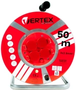 VERTEX PB50METAL Extension cable 50 m 3x2,5 mm 3000 W IP44 Black
