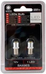 Λάμπες Led BA9S T4W 12volt Λευκές Racesport LIT16BN 2 Τεμάχια