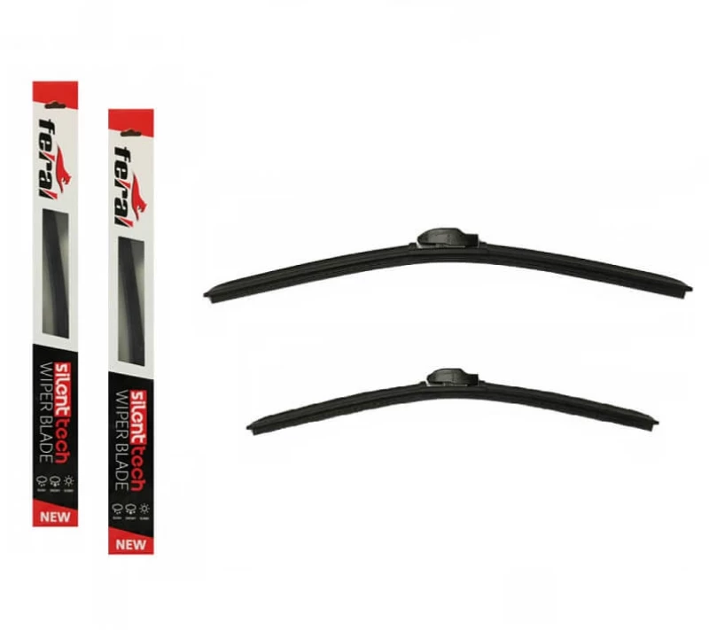 Υαλοκαθαριστήρες Νέου Τύπου Feral Silenttech Set 24" 60cm & 16" 41cm 2 Τεμάχια