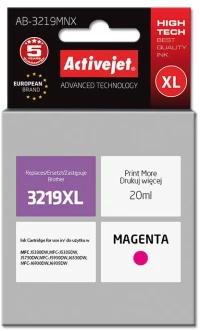 Activejet AB-3219MNX Ink cartridge (replacement for Brother LC3219M XL Supreme 20 ml magenta)