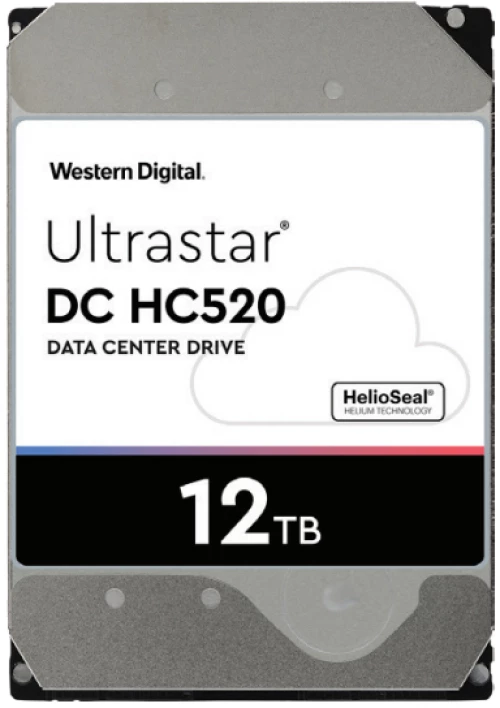 Western Digital Ultrastar DC HC520 12TB 3.5" Serial ATA III
