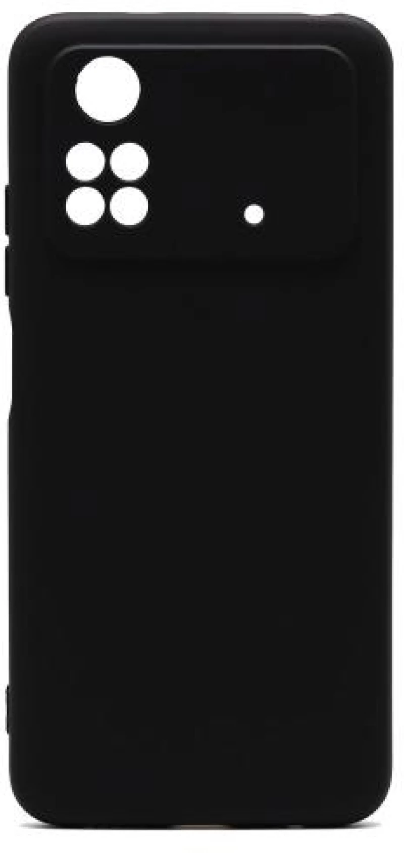 Θήκη Liquid Silicon inos Xiaomi Poco M4 Pro L-Cover Μαύρο