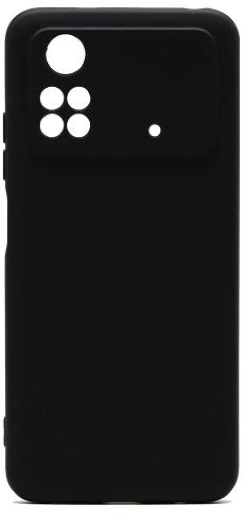 Θήκη Liquid Silicon inos Xiaomi Poco M4 Pro L-Cover Μαύρο