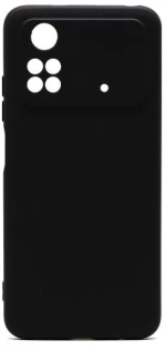 Θήκη Liquid Silicon inos Xiaomi Poco M4 Pro L-Cover Μαύρο
