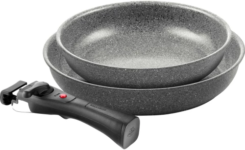 set of 2 frying pans (24 + 28 cm) 1H