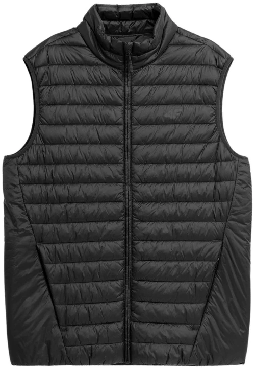Men's down vest 4F deep black 4FSS23TDJAM082 20S