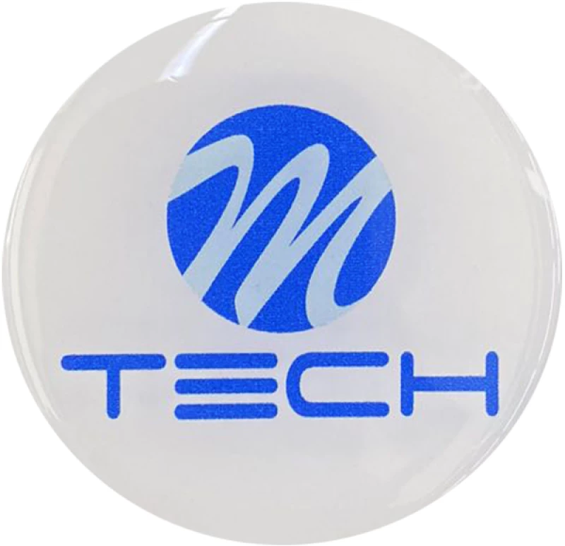 MTECH ΑΥΤΟΚΟΛΛΗΤΑ ΖΑΝΤΩΝ 5 cm ΛΕΥΚΟ/ΜΠΛΕ ΣΜΑΛΤΟΥ - 4 ΤΕΜ.