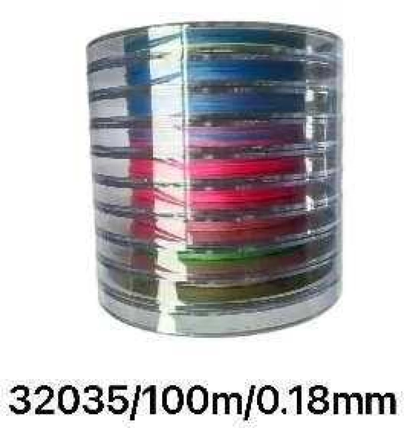 Πετονιά ψαρέματος - Νήμα χρωματιστό - 1000m - 0.18mm - 32035