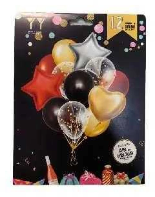 Σετ μπαλόνια party - 12pcs - 024117