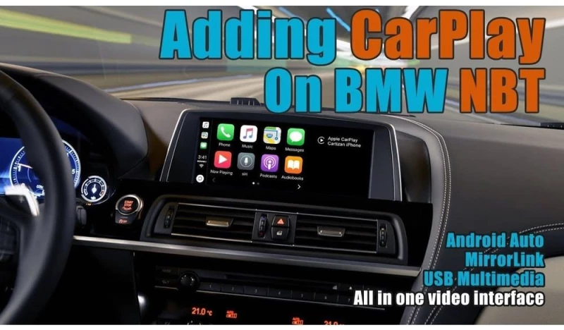 BMW CCC Wireless CarPlay/Android Auto Interface & Camera In