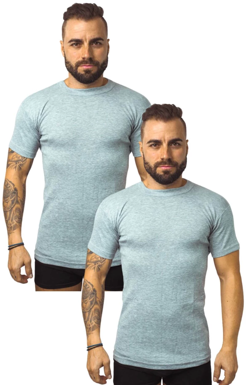 Φανελάκι Κοντό Μανίκι 2Pack G0117 - ΓΚΡΙ