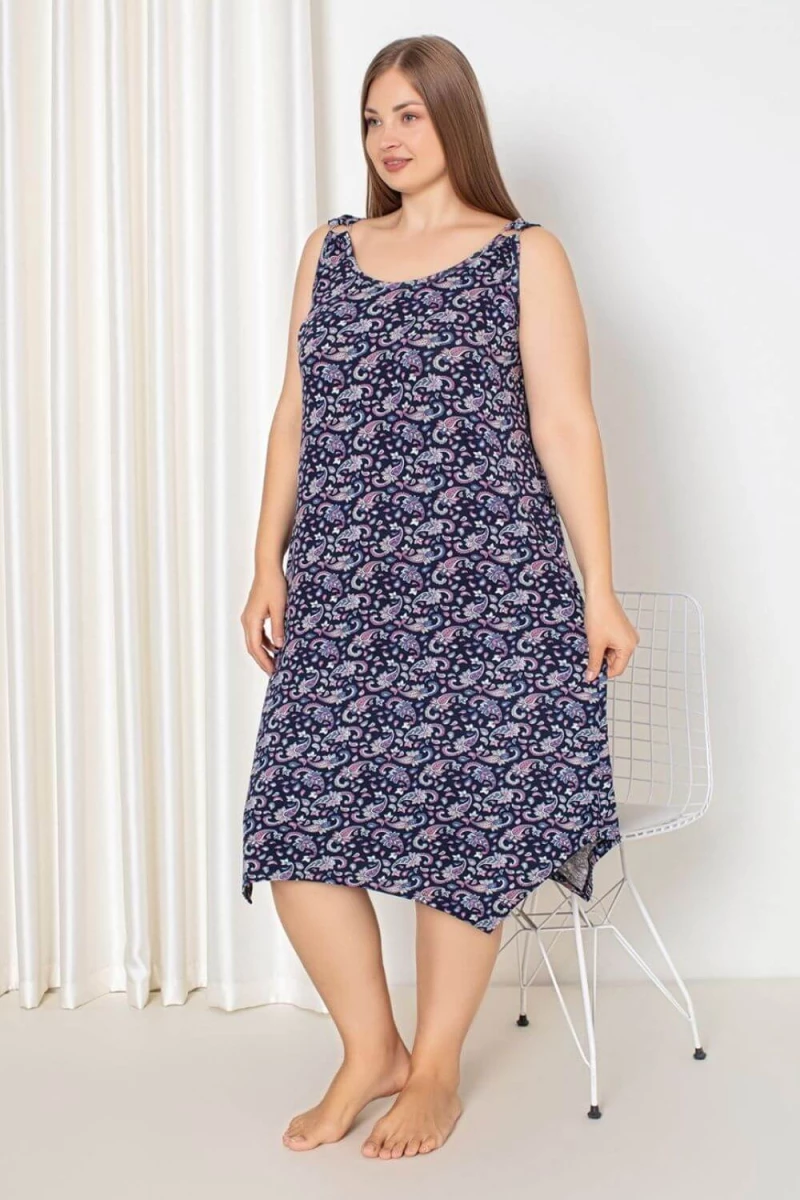 Νυχτικό Αμάνικο Homewear D5215 - ΠΟΛΥΧΡΩΜΟ