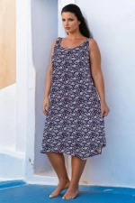 Νυχτικό Αμάνικο Homewear D5215 - ΠΟΛΥΧΡΩΜΟ