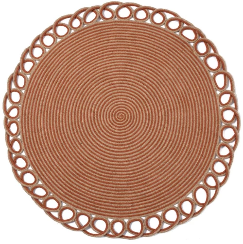 Χαλί γιούτα 1911 (120cm) rust - -