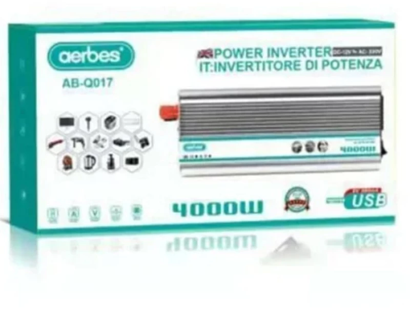 Inverter 4000W 12V DC to AC Inverter Aerbes AB-Q017