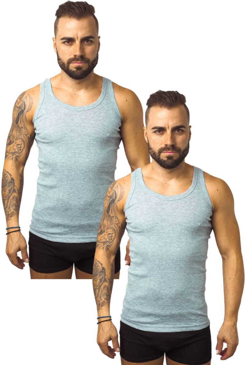 Φανελάκι Τιράντα 2Pack G0103 - ΓΚΡΙ