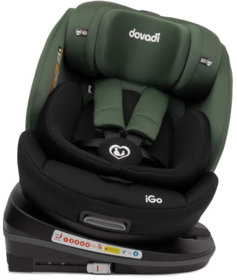 Κάθισμα Αυτοκινήτου iGo i-size 40-150cm 0-36 κιλά 360° Dark Forest Dovadi