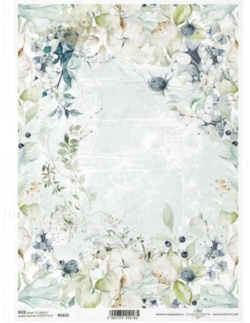 443423 ΡΙΖΟΧΑΡΤΟ "FLORAL COMPOSITIONS" 21X29.7ΕΚ. (ITD-R1633) ΠΑΚ